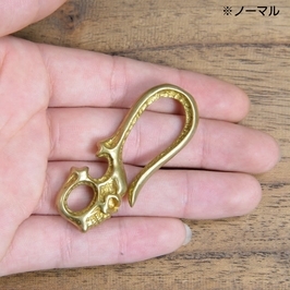  fishhook hook brass Skull small [ antique style ] skull gaiko exist hook key ring wallet chain holder 