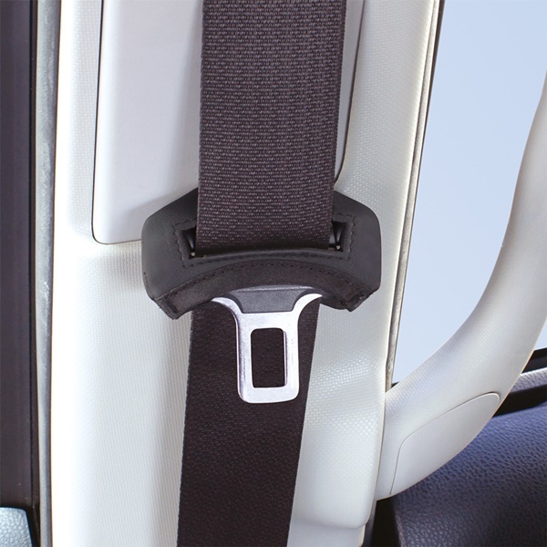  hammer shop yak seat belt buckle cover fine quality leather style PF-360 black 