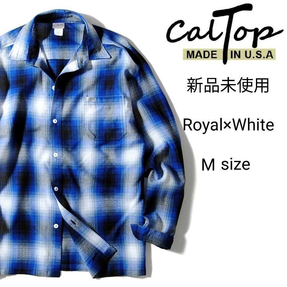 激安単価で 新品未使用 キャルトップ CALTOP ロイヤル×ホワイト M