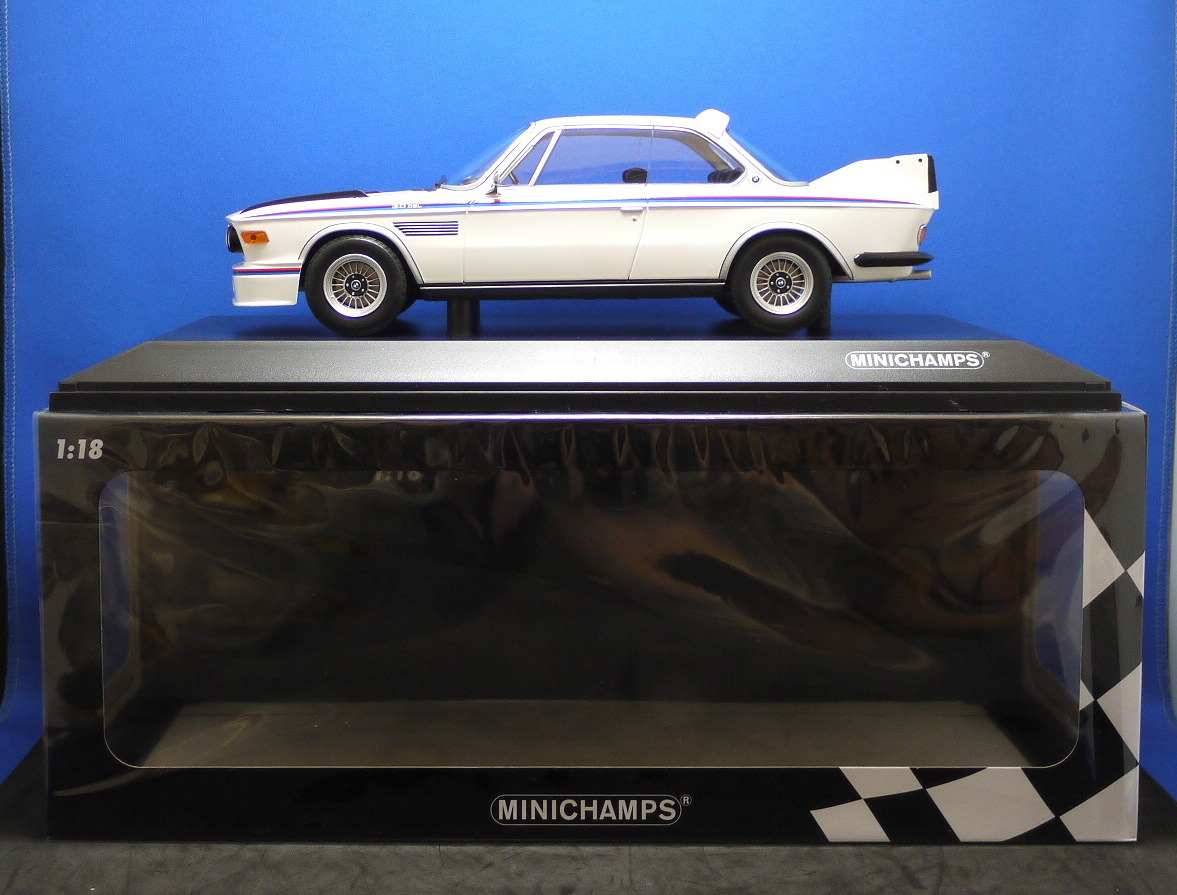 1/18 ミニチャンプス BMW 3.0 CSL 1973 ホワイト ●