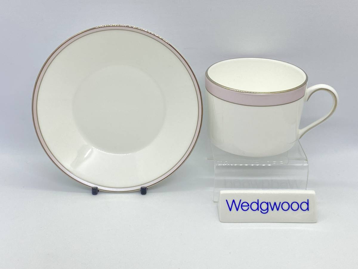 ＊未使用品＊WEDGWOOD ウェッジウッド VERA WANG PINK DUCHESSE Tea Cup Set ヴェラ ウォングピンクダッチェスティーカップ＆ソーサー *M72_画像1