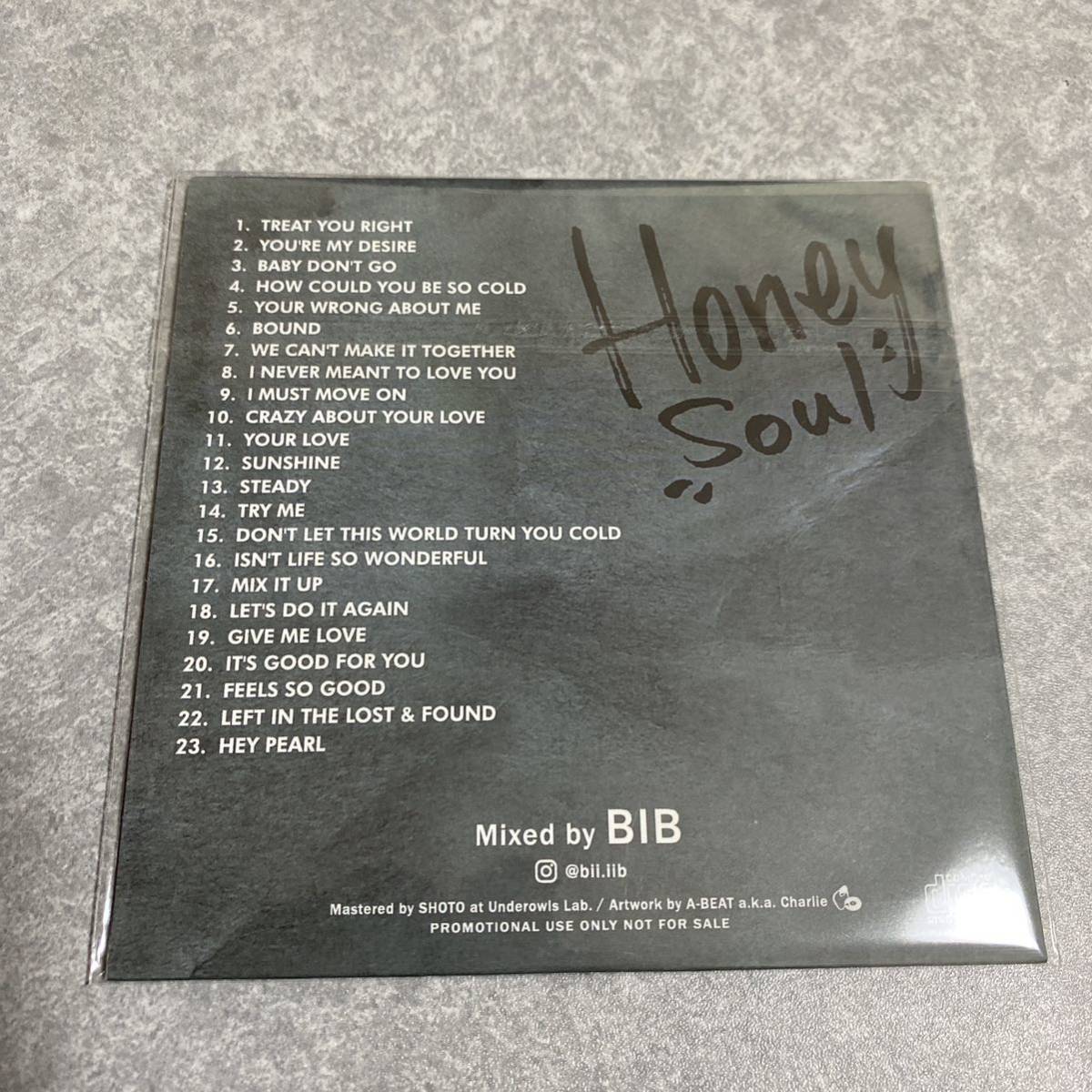 【BIB】HONEY SOUL【MIX CD】【70's SWEET SOUL】【送料無料】_画像2