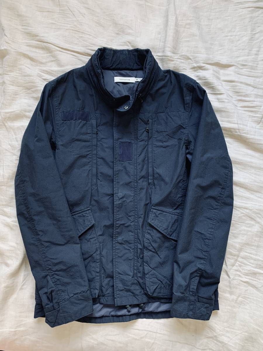 ノンネイティブ nonnative DRIVER BLOUSON C/N WEATHER CLOTH NAVY ネイビー サイズ0 NN-J2614 ドライバージャケット ミリタリー ブルゾン