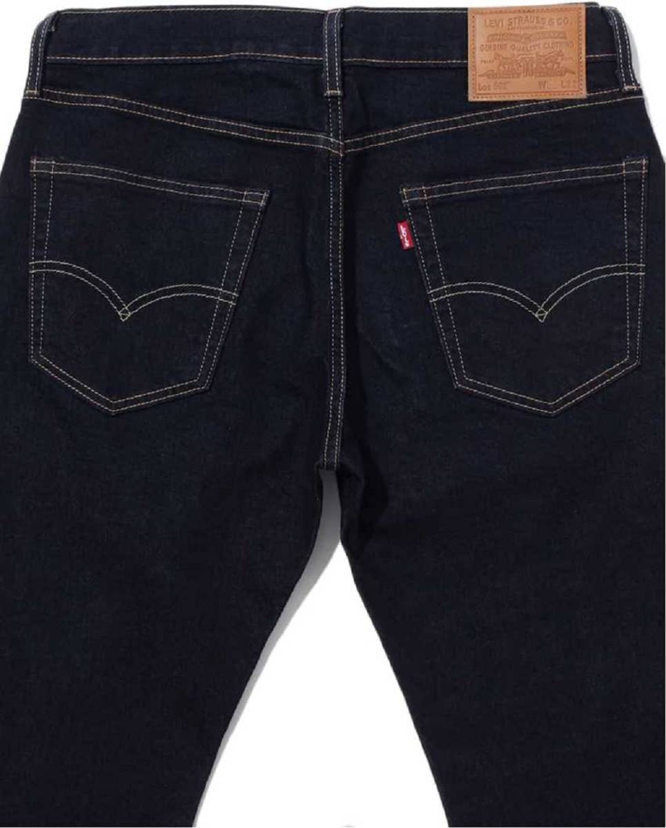 リーバイス 502 テーパー WARM デニムパンツ W33 定価11000円 LEVI'S ウォーム 保温 ジッパーフライ ストレッチ ビッグE 29507-1007_画像7