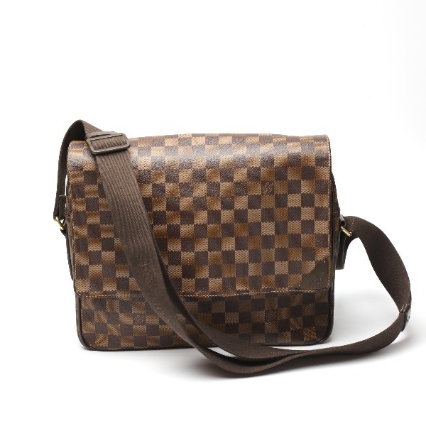 ルイ・ヴィトン ショルダーバッグ N41149 斜め掛け ダミエ シェルトンMM LOUIS VUITTON ブラウン レディース 中古_画像2