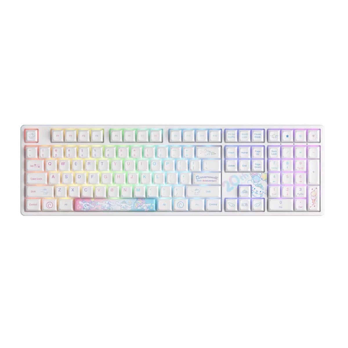 Akko シナモロール 20周年限定メカニカルキーボード 新品未使用 Akko シナモロール 20周年限定メカニカルキーボード 新品未使用