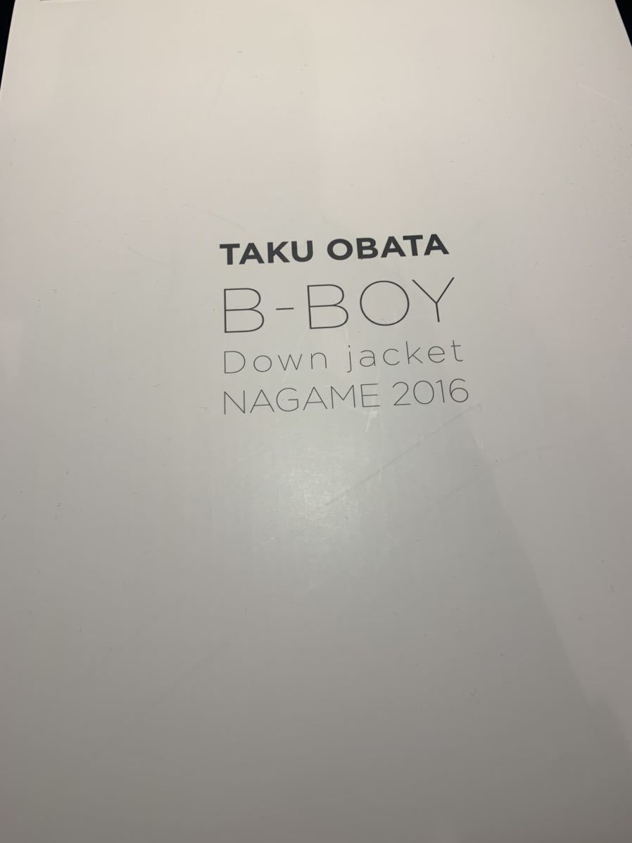 未開封【TAKU OBATA】B-BOY Down Jacket NAGAME ☆ショッピング売品