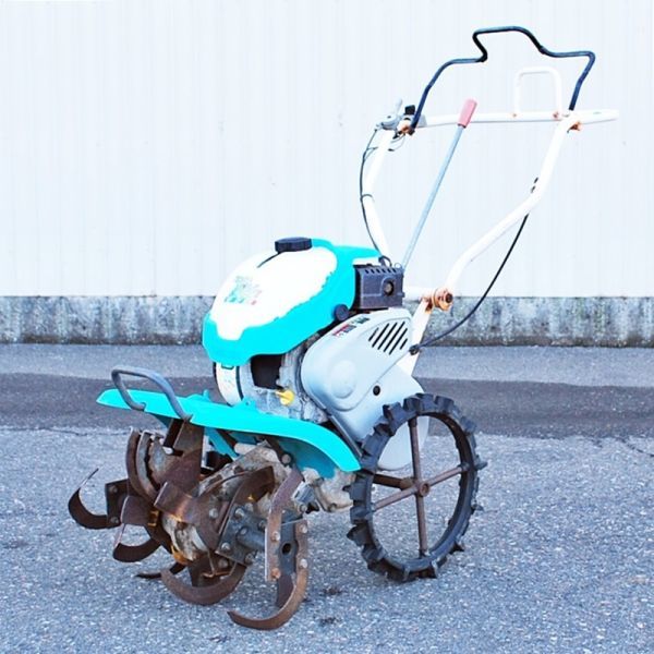 【新潟】クボタ 管理機 FTR350 菜ビ 3馬力 フロントロータリ 作業幅50cm 耕耘機 耕うん 耕運 家庭菜園 野菜 ミディ 畑 実動 倉庫保管