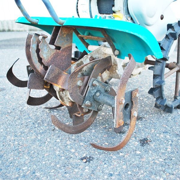 【新潟】クボタ 管理機 FTR350 菜ビ 3馬力 フロントロータリ 作業幅50cm 耕耘機 耕うん 耕運 家庭菜園 野菜 ミディ 畑 実動 倉庫保管 4