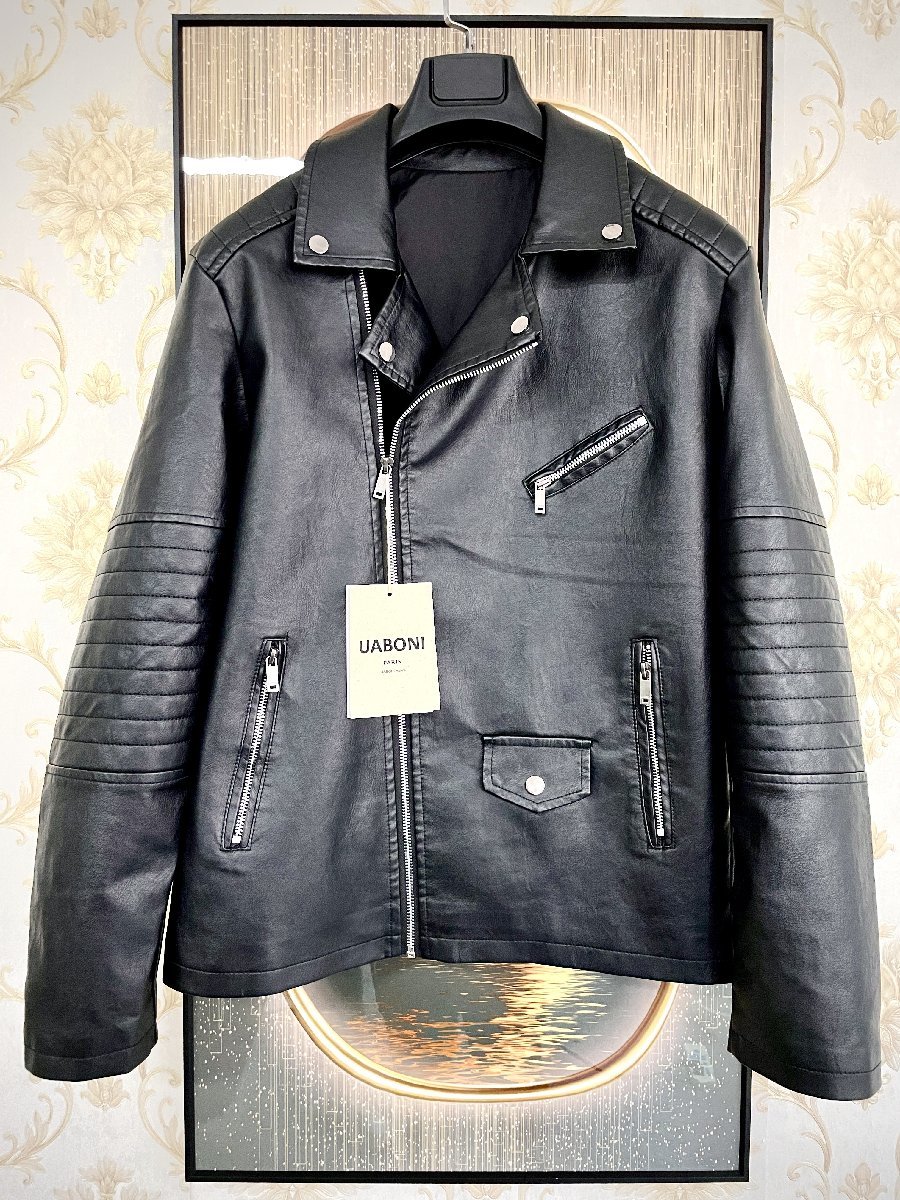 最高級EU製17万◇UABONI*ユアボニ*レザージャケット*EU製*フランス
