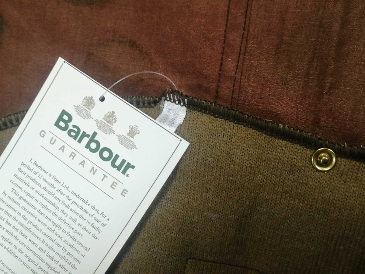 室内搬入設置無料 新品デッドストック◎1997 c40 Barbour ライニング