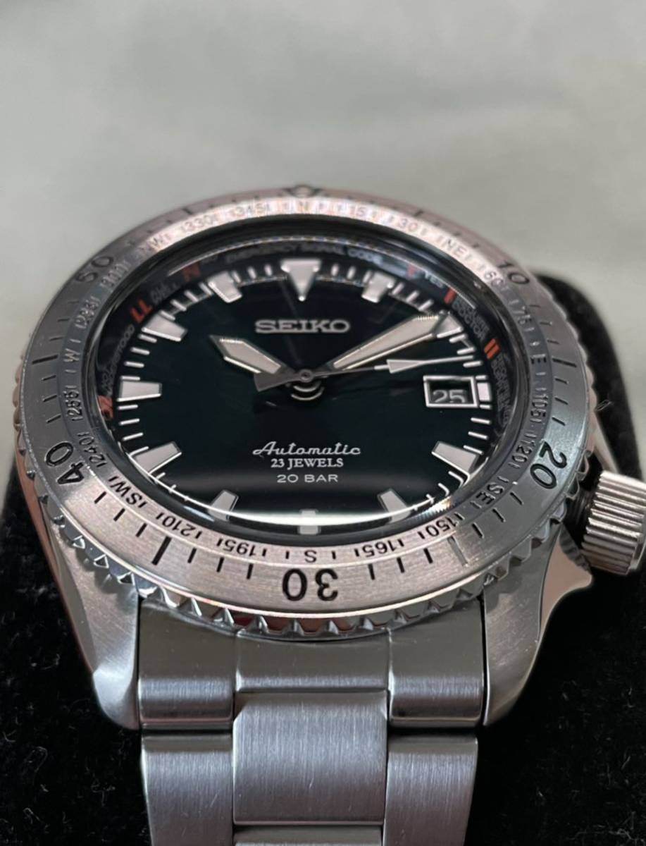 極美品 セイコー メカニカル アルピニスト グリーン SEIKO SARB059