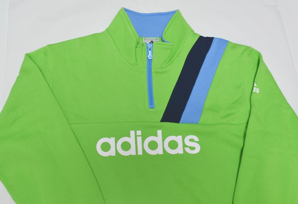 [ new goods ] long sleeve half Zip sweater ( Adidas 160 green )