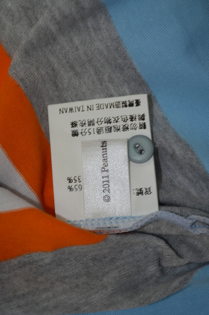 【新品未使用品】スヌーピ半袖ポロシャツ（ライトブルー　130）_画像7