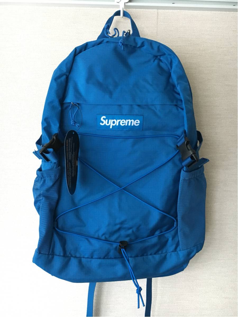 Supreme 16SS backpack Blue 青 新品未使用 レシートコピー同梱可