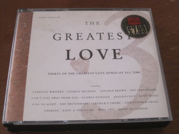 CD The Greatest Love Volume 3 V.A. オムニバス コンピレーション The Moody Blues The Stranglers The Pretenders Kiki Dee_画像1