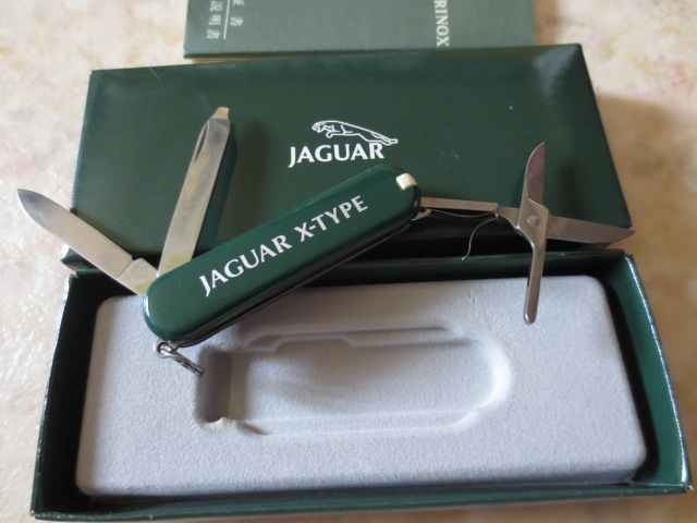  Jaguar * Victorinox нож * в коробке * новый товар & не использовался товар *JAGUAR*X-TYPE* Британия машина *XJ*XF*XE*F-PACE*CDEF модель *007 скрепление машина 