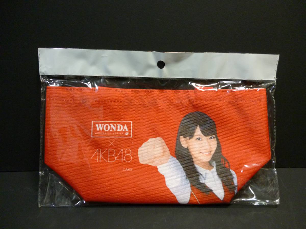 WONDA×AKB48　オリジナルミニトートバック　柏木由紀さん　送料２１０円_画像1
