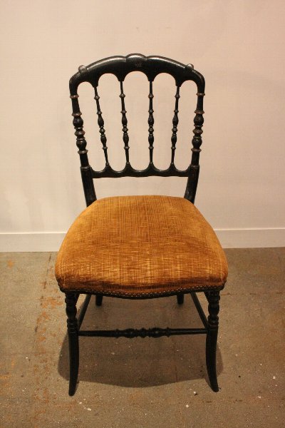 フランスアンティーク.19世紀.ナポレオン3世.チェアー.スツール.椅子.洋館.ソファー.A_画像4