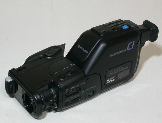 HITACHI／VHS-Cビデオカメラ マスタックスムービー【ＶM-C1】／管YPO_画像6