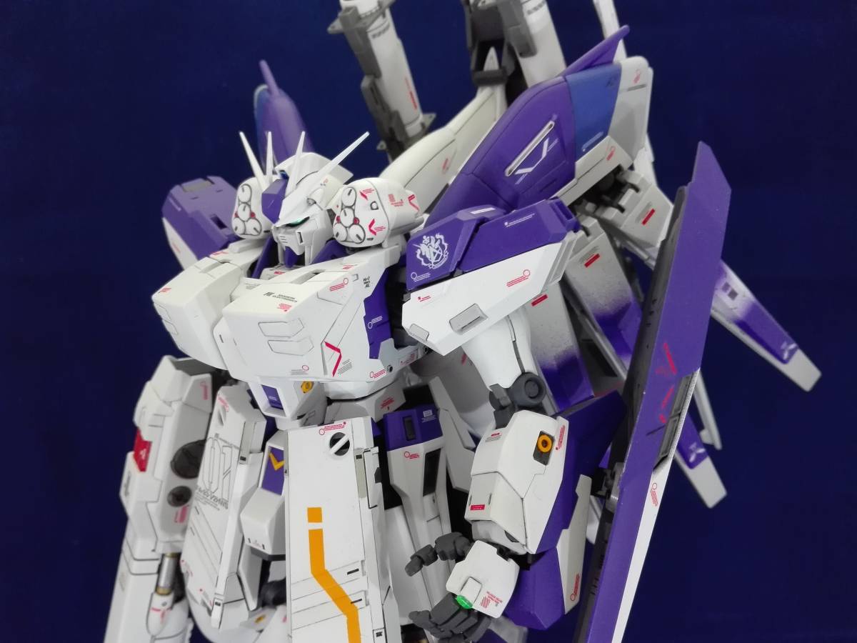 全塗装改修 RG Hi νガンダム H.W.S H.Mバズーカ ver ka風-