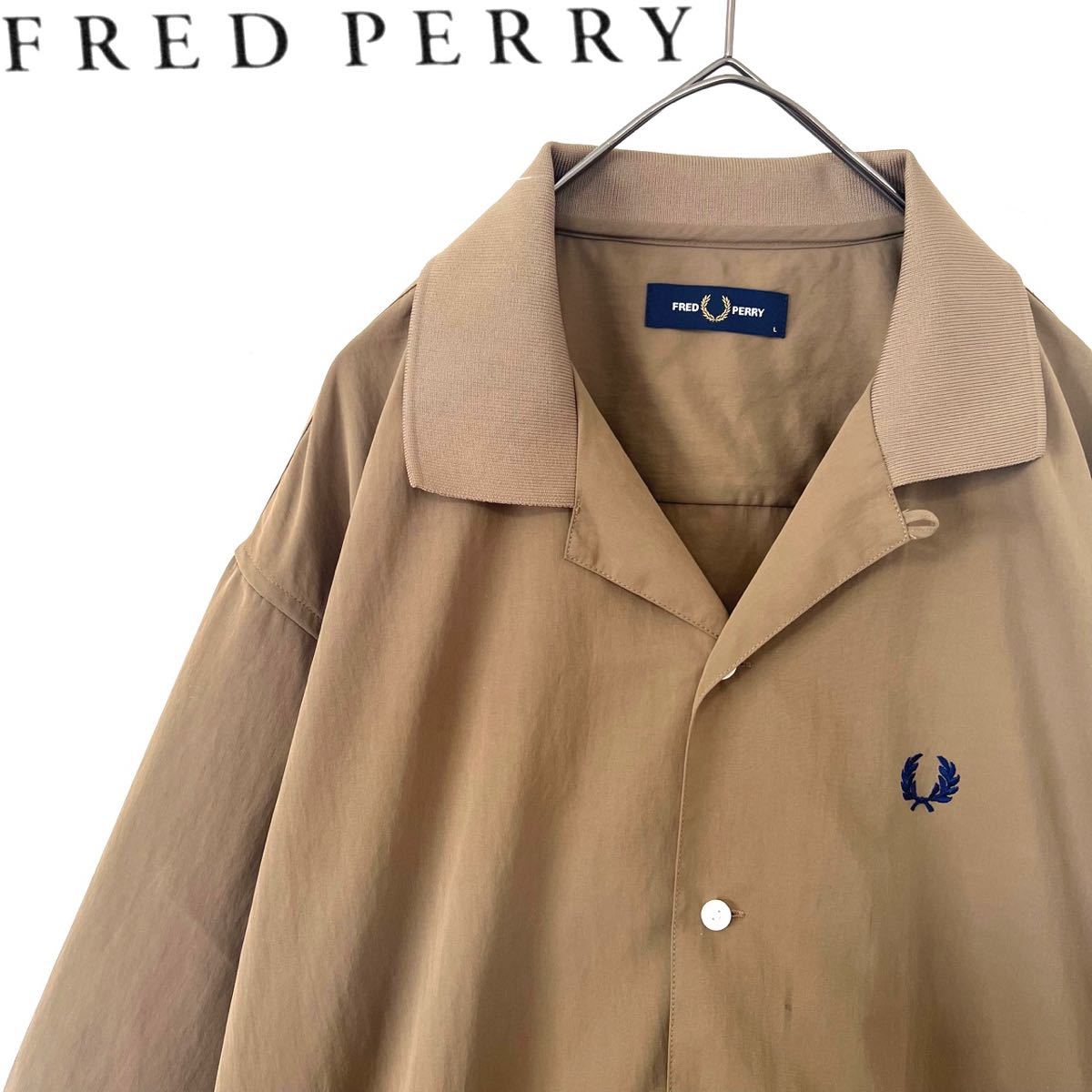 FRED PERRY フレッドペリー オープンカラーシャツ 開襟シャツ メンズ 