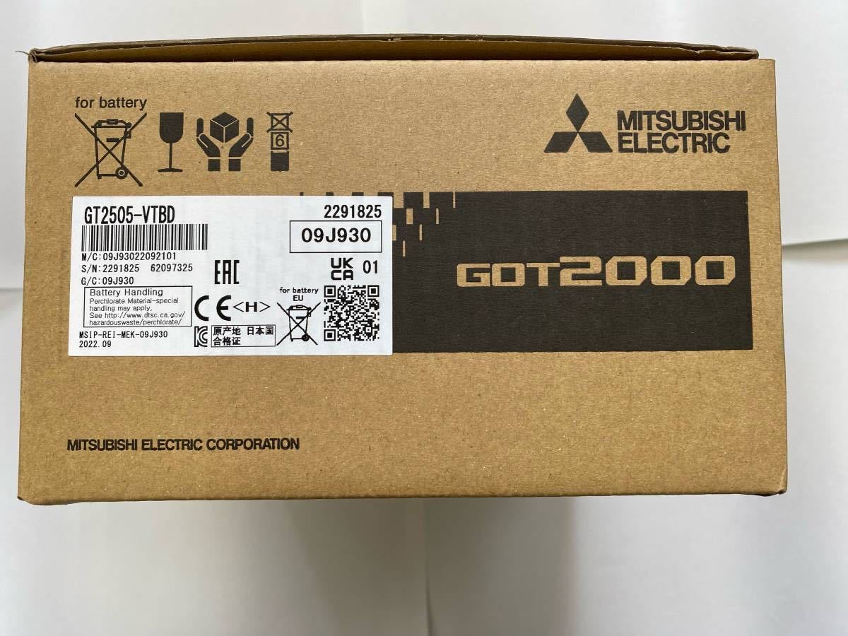 新品 三菱 MITSUBISHI 表示器GOT GT2505-VTBD タッチパネル 国内正規品