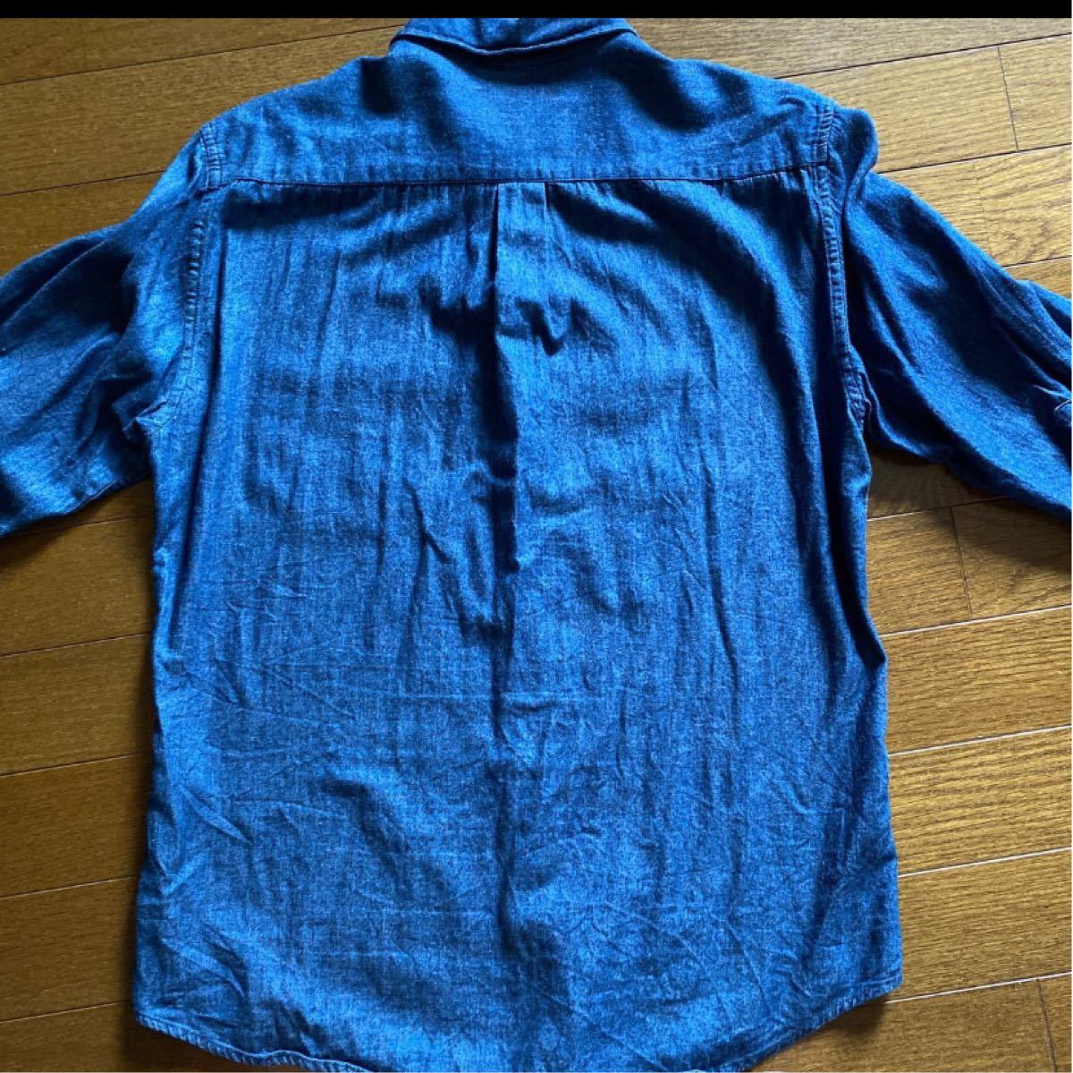RAGE BLUE デニムシャツ　Mサイズ　七分袖