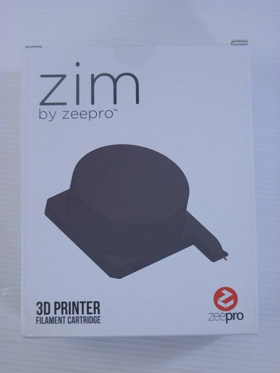 B【新品/未使用/未開封/WHITE・白】zim by zeepro 3Dプリンター フィラメント カートリッジ REFILLABLE CARTRIDGE WHITE PLA FILAMENT_画像1