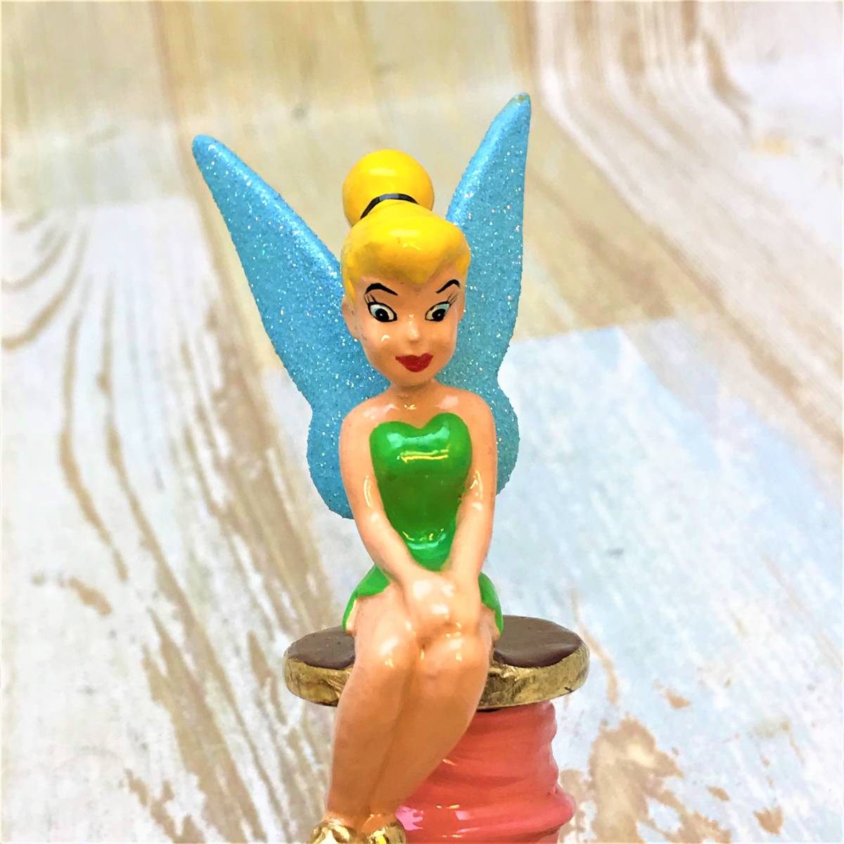 限定5000個 レア★ピーターパン Peter Pan ティンカーベル Tinker Bell ロンリー コレクション★ディズニー Disney フィギュア 大理石 金属_画像2