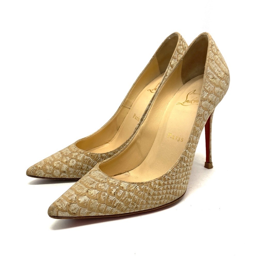 Christian Louboutin クリスチャンルブタン パイソン型-