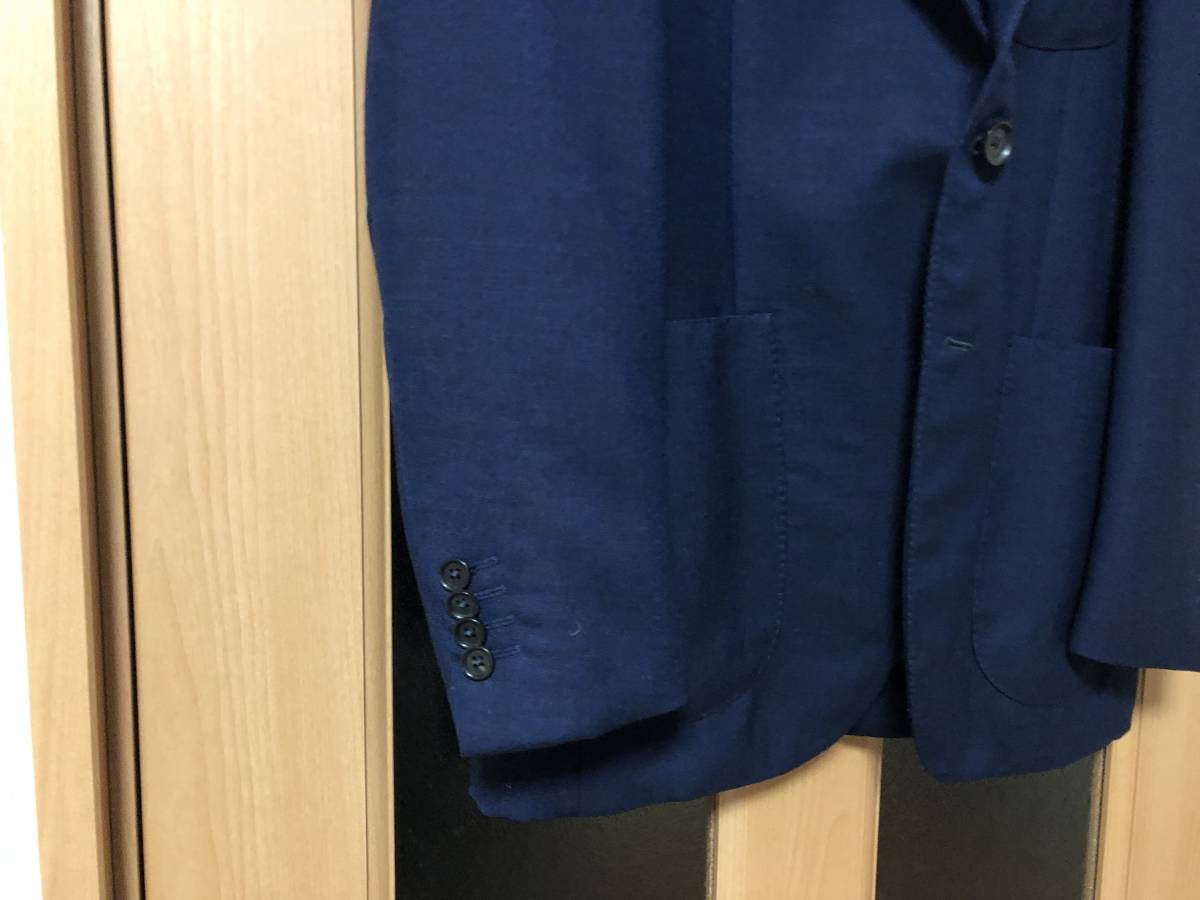 イザイア ISAIA イタリア製 ネイビー 紺無地 ジャケット 44 ユナイテッドアローズ20万円購入