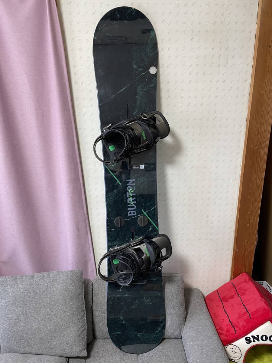 お値打ち価格で BURTON CUSTOM160 中古品 ビンディングおまけ
