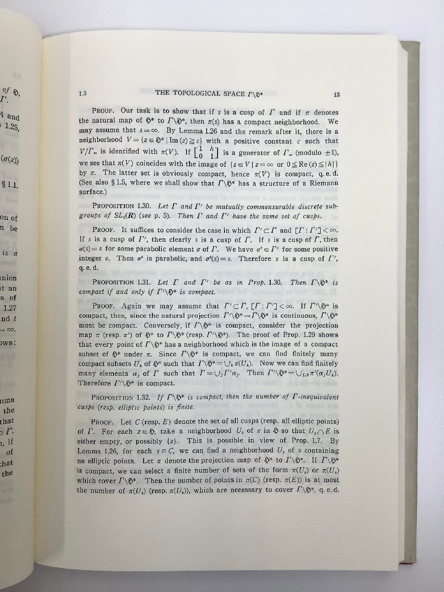 【希少】保型関数の算術理論　志村五郎 著　数学/英語/英文/岩波書店/プリンストン大学【ta02d】_画像6