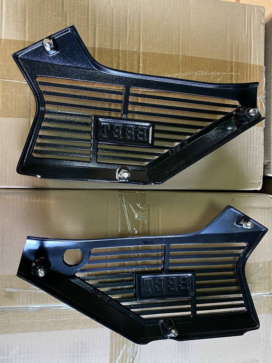 アルフィン 黒 CBX400F/ CBX550F アルミ/ NC07 PC04サイドカバーBEET