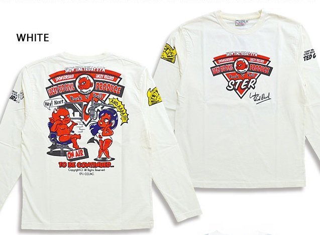 新作 テッドガール第3弾ロングTシャツ◆TEDMAN/テッドマン ホワイトXXLサイズ(サイズ46)TDLS-353 エフ商会 長袖 efu 赤鬼 XLサイズ以上 新作 テッドガール第3弾ロングTシャツ◆TEDMAN/テッドマン ホワイトXXLサイズ(サイズ46)TDLS-353 エフ商会 長袖 efu 赤鬼 XLサイズ以上