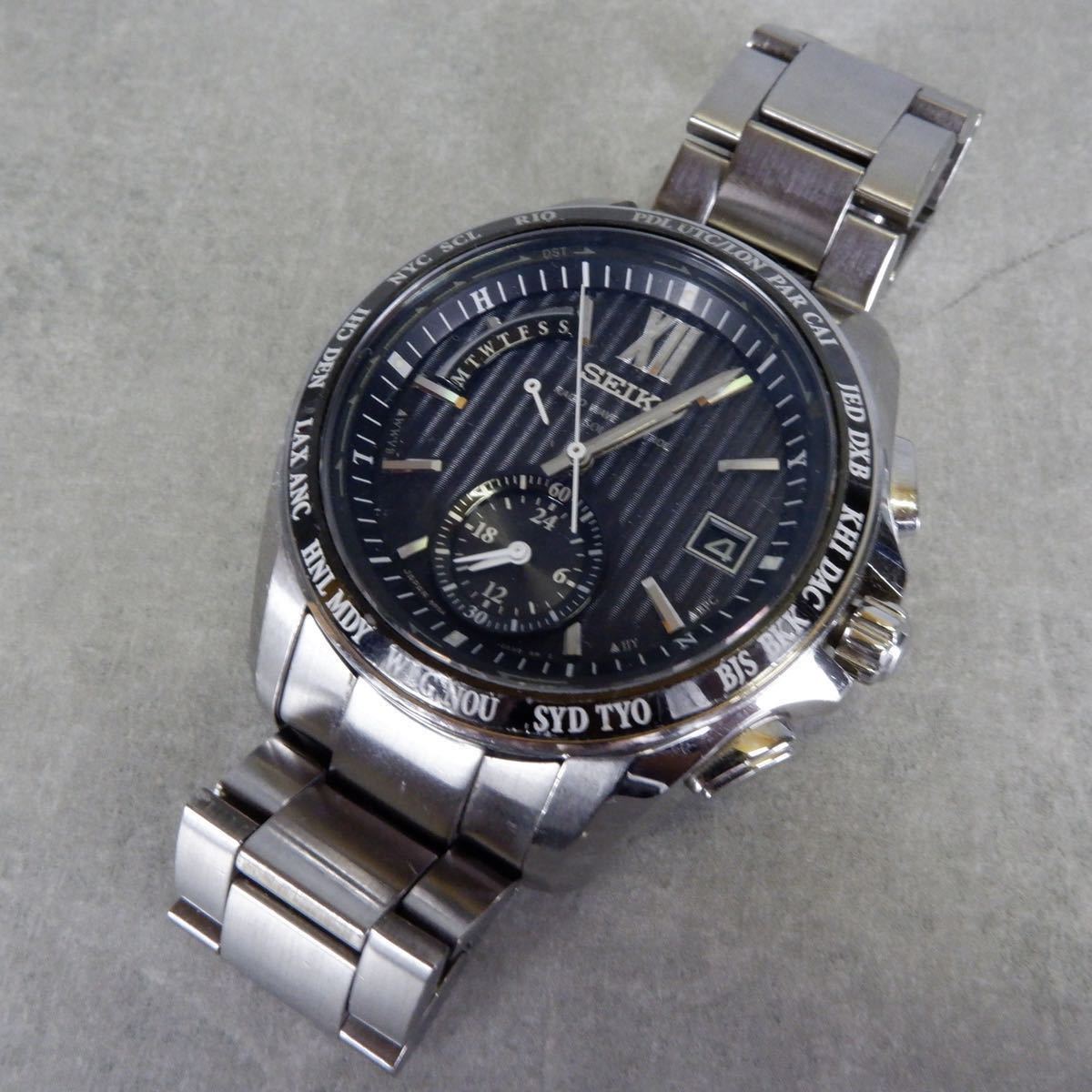 限定10%OFF ヤフオク! - SEIKO セイコー 8B54-0AA0 電波ソーラー