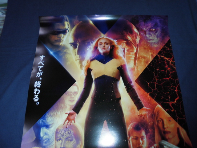 B２映画ポスターA柄「X-MEN ダーク・フェニックス」ソフィー・ターナー/ジェームズ・マカヴォイ/マイケル・ファスベンダー　2019年　MARVEL_画像2