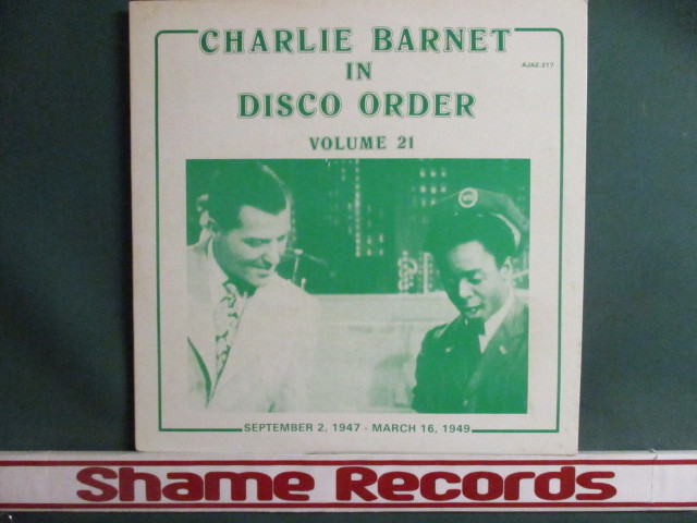Charlie Barnet ： In Disco Order Volume 21 LP (( 落札5点で送料無料_画像1