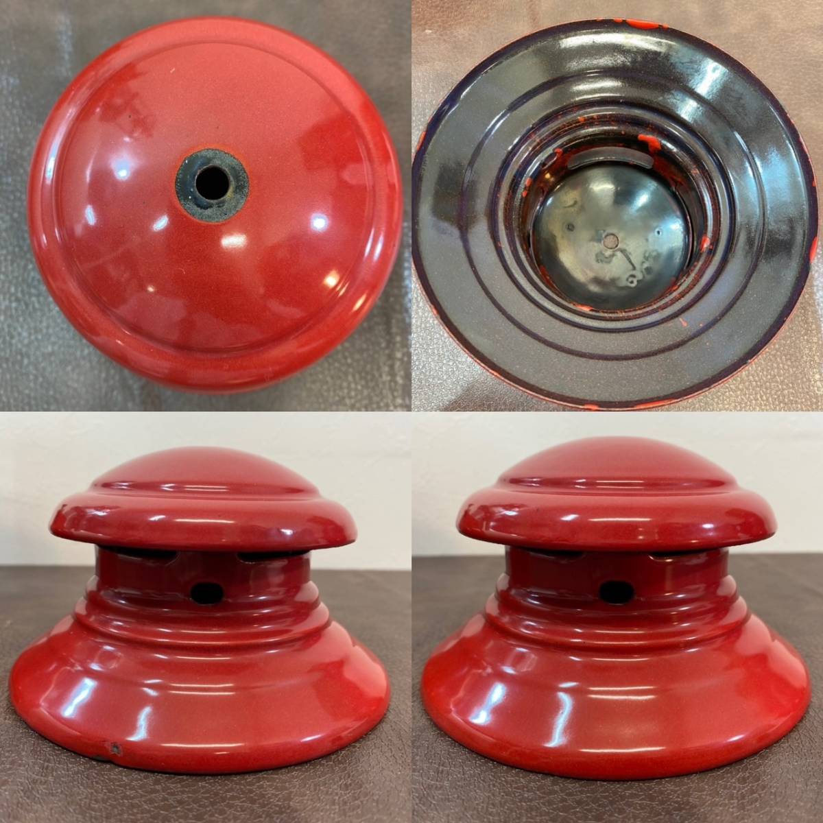 【MH-1845】中古品 Coleman コールマン 200A195 53年5月製 シルバーバンド イエローボーダー ガソリンランタン ヴィンテージ_画像8