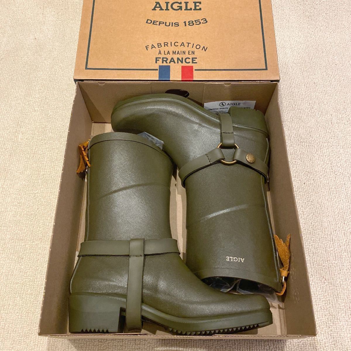 新品【Aigle】 エーグル　レディース ブーツ ミスジュリー 23.5cm