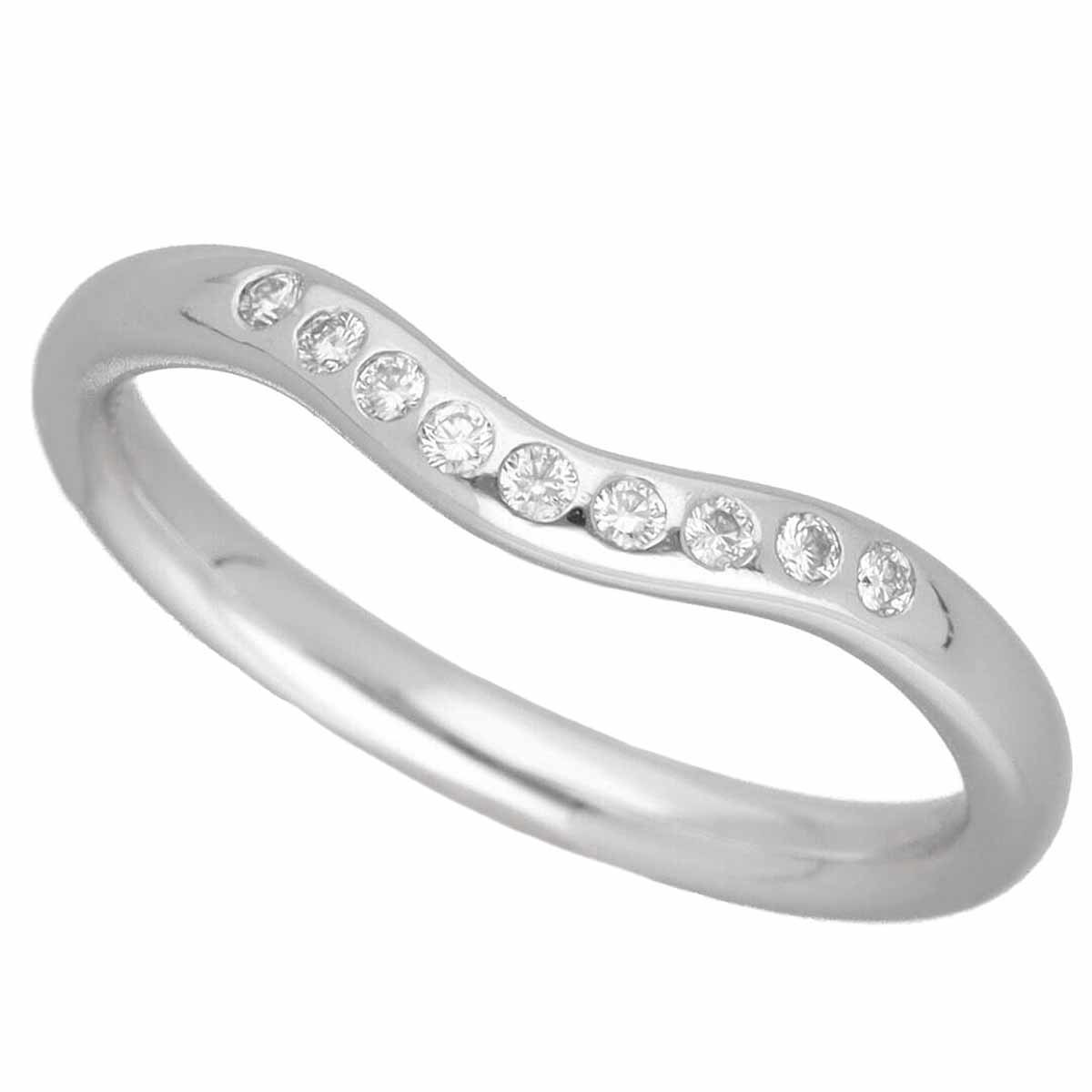 TIFFANY&Co ティファニー ダイヤモンド(0.06ct) カーブド バンドリング