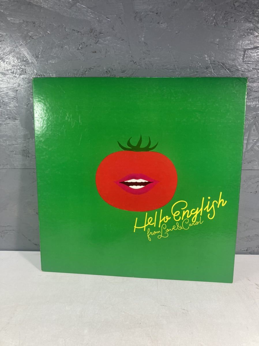 【2A14】A4 レコード LP HELLO ENGLISH FROM LOVE &CAROL_画像1