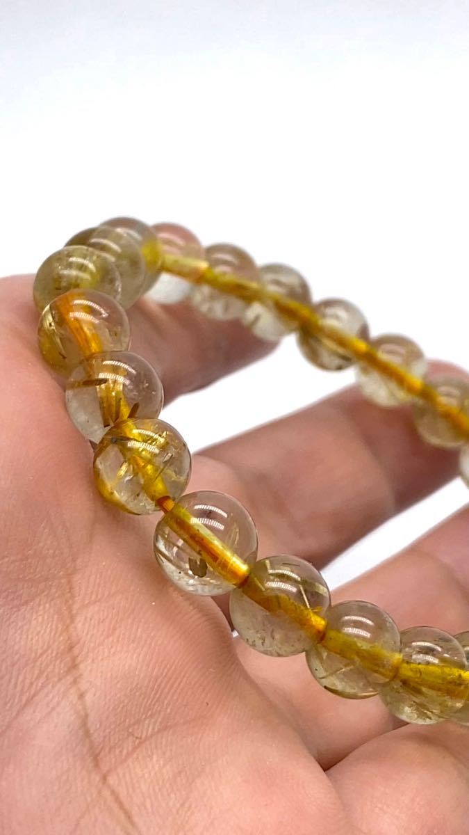 ゴールデンルチルクォーツ トロールビーズ trollbeads 限定 レア 希少