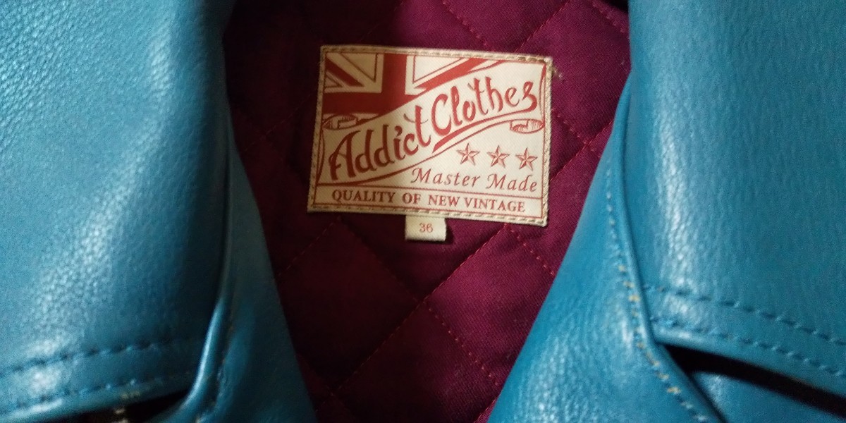 ADDICT CLOTHES アディクトクローズ キップスキン ライダース ADDICT CLOTHES アディクトクローズ キップスキン ライダース