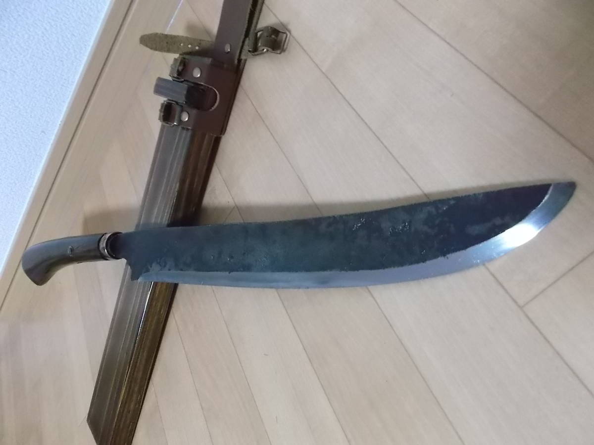 大型剣鉈 安来鋼 手打ち鍛造 大型剣鉈 安来鋼 手打ち鍛造