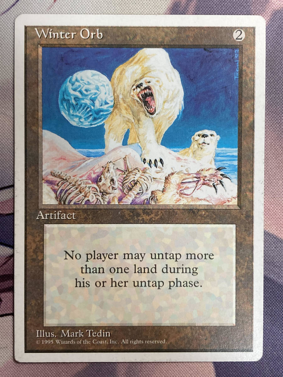 MTG　《冬の宝珠/Winter Orb》　4ED　英語_画像1