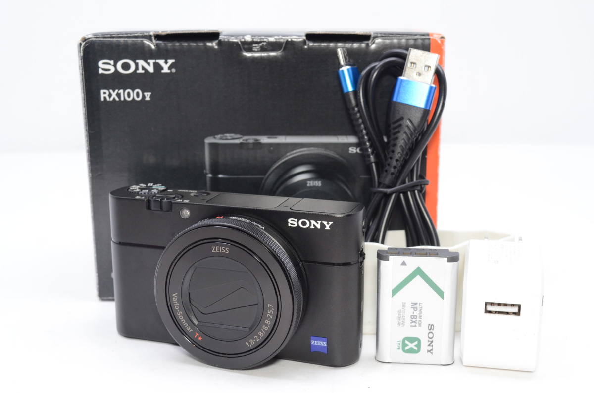 極上美品☆Sony ソニー Cyber-shot RX100V DSC-RX100M5☆元箱付き