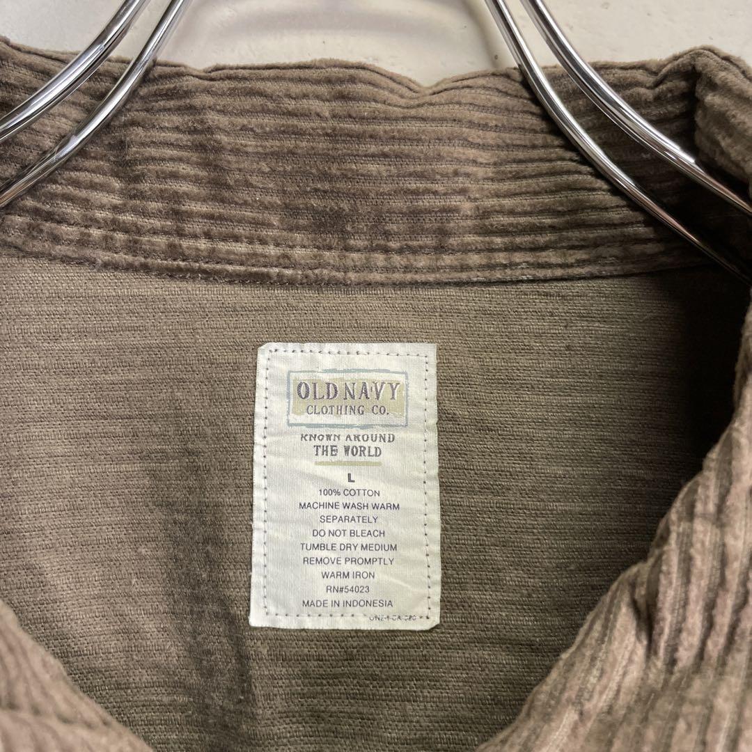 ヴィンテージ OLD NAVY オールドネイビー コーデュロイシャツ