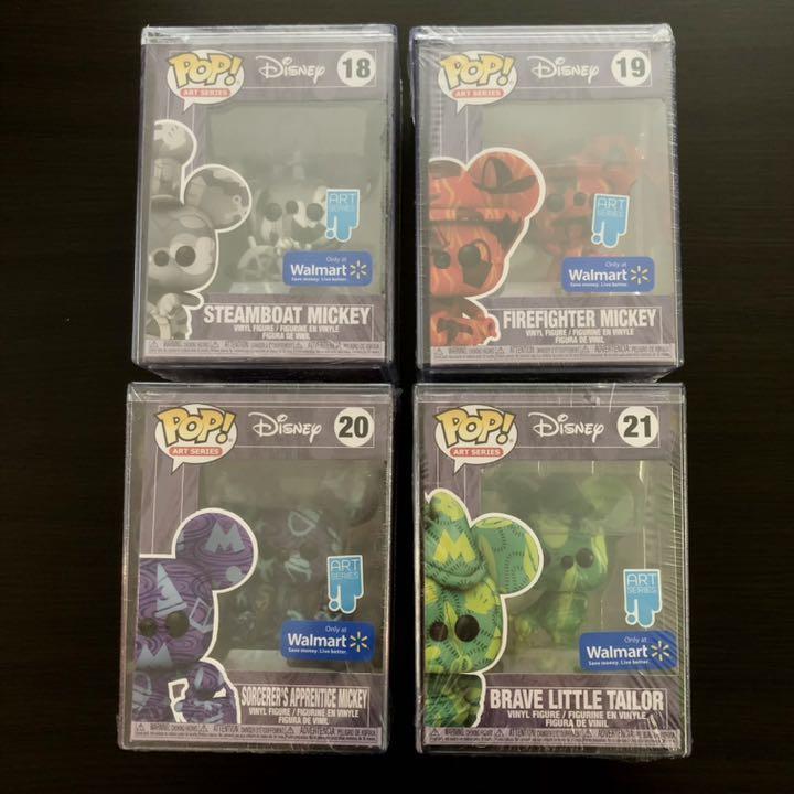 4点セット FUNKOPOP ミッキーマウス アートシリーズ 海外限定-